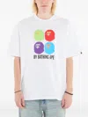 A Bathing Ape Multi Ape Head T-shirt In White