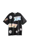 A Bathing Ape Multi-print Cotton T-shirt In Multi