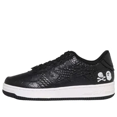 A Bathing Ape Neighborhood X  Bape Sta Leather Low 'black'