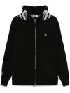A Bathing Ape One-point Ape-head Shark Full-zip Hoodie In Black