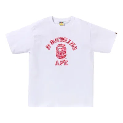 A Bathing Ape Ape Head T-shirt In White