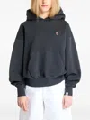 A Bathing Ape Pigment Dyed One Point Hoodie In Black