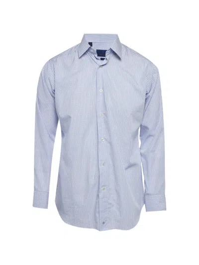 Pre-owned A Bathing Ape Plaid Poplin Shirt In Blue