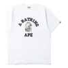 A Bathing Ape Plaid Small Short Sleeve Tee 'white'