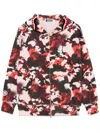 A Bathing Ape Men S Map Camo Shark Full Zip Hoodie In Multi