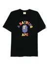 A Bathing Ape T-shirt Mit Print In Black
