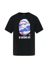A Bathing Ape Printed T-shirt In Black