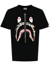 A Bathing Ape Printed T-shirt In Blackxyellow