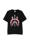 A Bathing Ape Printed T-shirt In Black