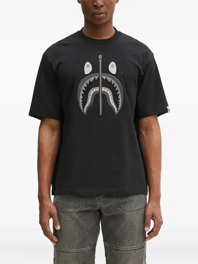 A Bathing Ape Shark Attack T-shirt In Black