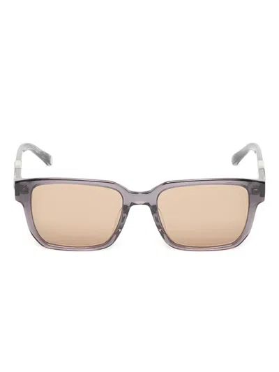 A Bathing Ape Shark-detail Sunglasses In Gray