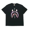 A Bathing Ape Shark Face Half-zip T-shirt 'black'