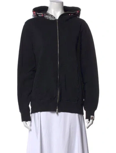 Pre-owned A Bathing Ape Shark Graphic Print In Black