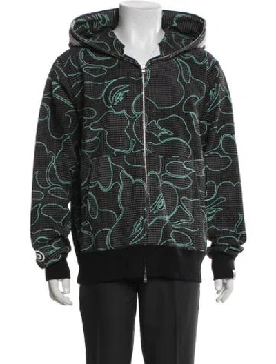 Pre-owned A Bathing Ape Shark Head Graphic Print In Black