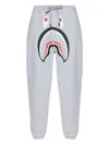 A Bathing Ape Shark-head Track Pants In Gray