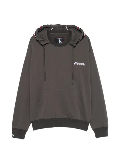 A Bathing Ape Shark Hoodie In Gray