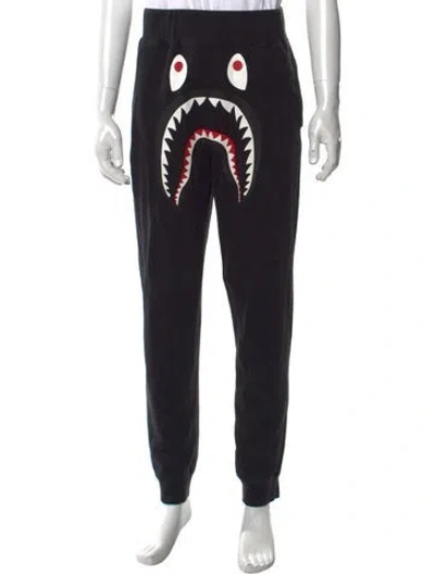 Pre-owned A Bathing Ape Shark Joggers In Black