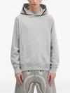 A Bathing Ape Shark-motif Hoodie In Gray