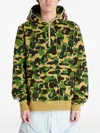 A Bathing Ape Shark-pattern Half-zip Pullover In Multi