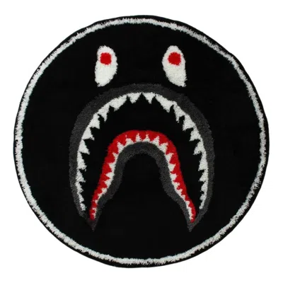 A Bathing Ape Shark Rug Mat 'black'
