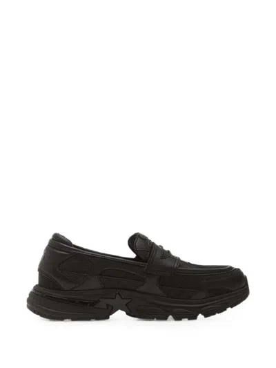 A Bathing Ape Shark Sta Loafers Sneakers In Black
