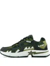 A Bathing Ape Shark Sta Sneakers In Green