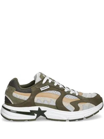 A Bathing Ape Shark Sta Sneakers In Green