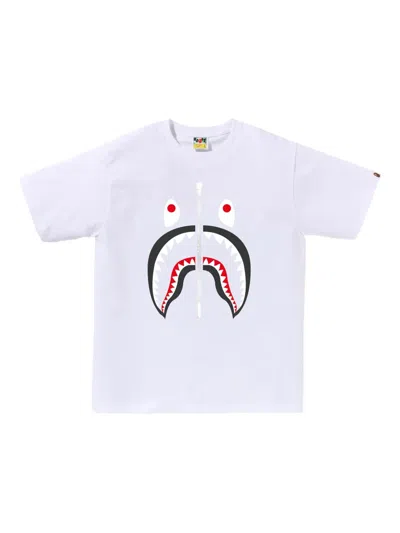 A Bathing Ape Shark T-shirt In White