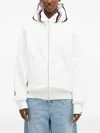 A Bathing Ape Shark Zip-up Hoodie In White