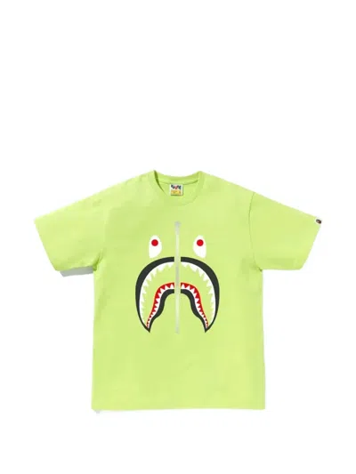 A Bathing Ape Shark-print T-shirt In Blue