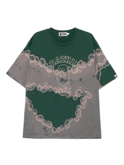 A Bathing Ape Short-sleeved T-shirt In Green