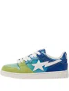 A Bathing Ape Star-embellished Ombre Sneakers