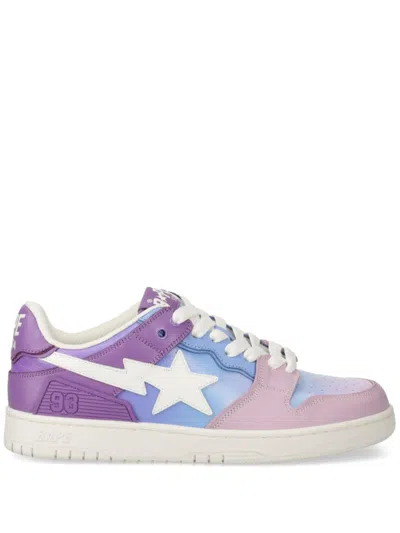 A Bathing Ape Sk8 Sta #1 Sneakers In Purple