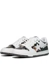 A Bathing Ape Sk8 Sta #2 Camouflage-panel Sneakers In White