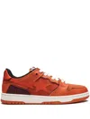 A Bathing Ape Sk8 Sta #2 Low-top M1 Sneakers In Orange