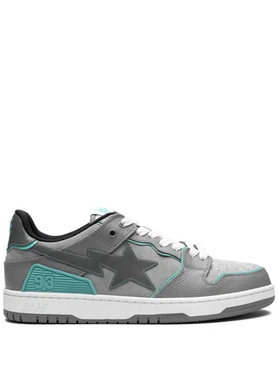A Bathing Ape Sk8 Sta Low-top Sneakers In Grau