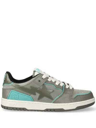 A Bathing Ape Sk8 Sta #2 Sneakers In Grey