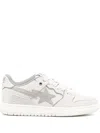 A Bathing Ape Sk8 Sta #3 M2 Sneakers In Grey
