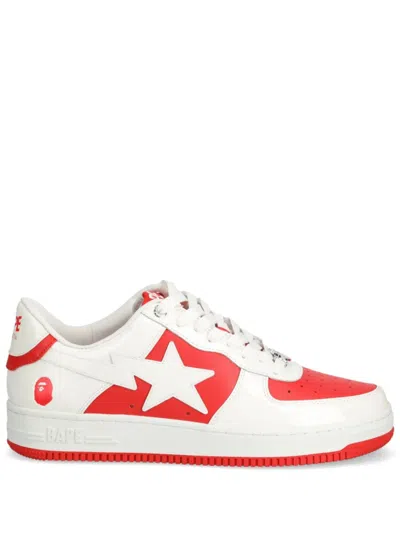 A Bathing Ape Sk8 Sta #6 Sneakers In Red