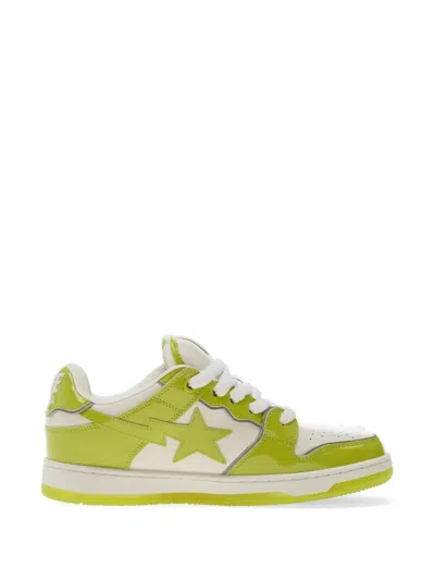 A Bathing Ape Sk8 Sta Bold 1 Sneakers In Green