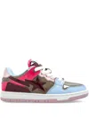 A Bathing Ape Sk8 Sta Bold #2 Star-embellished Sneakers In Multi