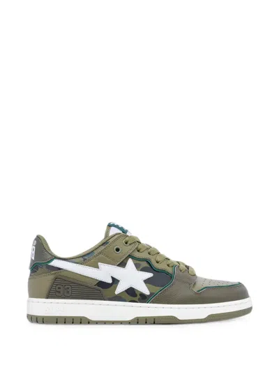 A Bathing Ape Sk8 Sta Camouflage-print Sneakers In Multi