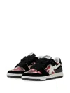 A Bathing Ape Sk8 Sta Star-patch Sneakers In Black
