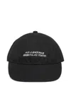 A Bathing Ape Slogan-embroidered Baseball Cap In Black