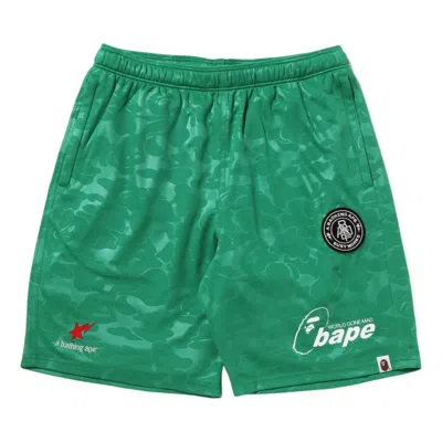 A Bathing Ape Soccer Game Shorts 'green'