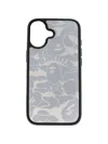 A Bathing Ape Solid Camo Iphone 17 Case Phone Case In Black