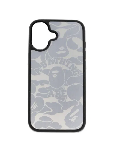 A Bathing Ape Solid Camo Iphone 17 Case Phone Case In Black