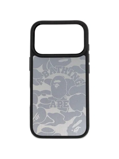 A Bathing Ape Solid Camo Iphone 17 Pro Case In Black