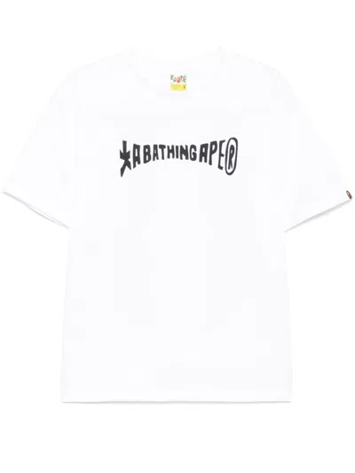 A Bathing Ape Souvenir Dragon T-shirt In White