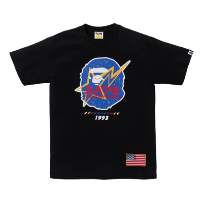 A Bathing Ape Logo-print T-shirt In Schwarz